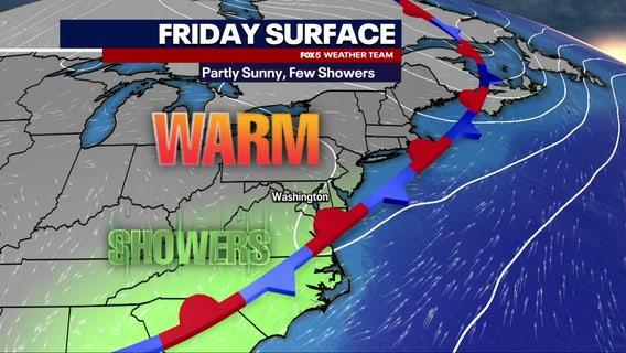 DC weather: Warm Friday ahead of cloudy, rainy weekend