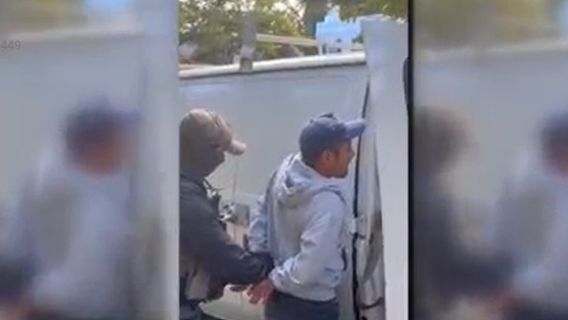 Video shows masked federal agents making arrest in DC