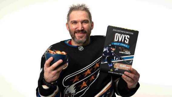 Ovi's Great Crunch: Washington Capitals' Alex Ovechkin launches limited-edition cereal at Giant Food