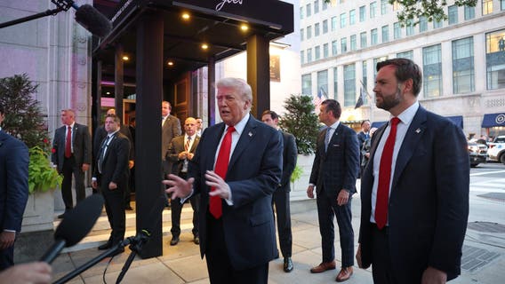 Trump dines out at restaurant near White House to promote DC crime crackdown