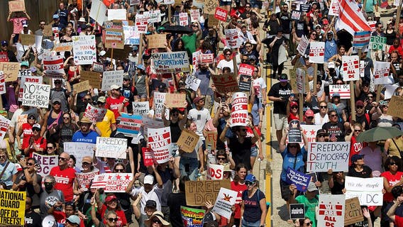 'We Are All DC' march calls for end of National Guard in Washington