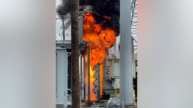 Transformer fire breaks out at Pepco power plant in DC