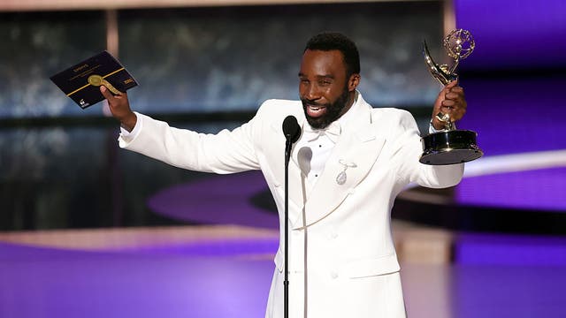 Tramell Tillman becomes first Black actor to win Emmy for supporting drama actor