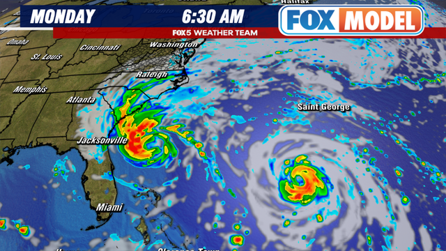 Twin hurricanes: What Humberto, possibly Imelda could bring to DC area