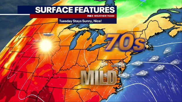 DC weather: Fall-like start to week across DMV