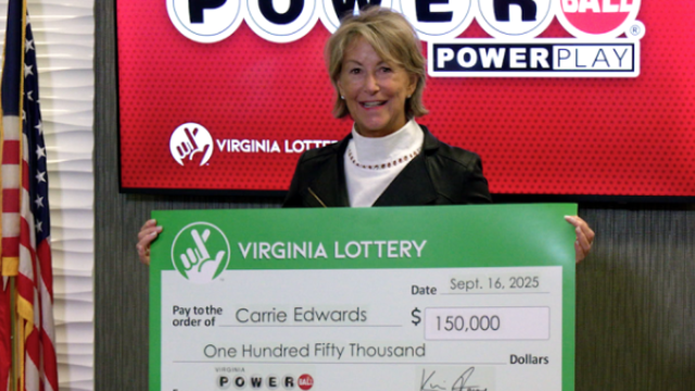 Virginia woman wins lottery, donates it all to charity: 'I feel blessed'