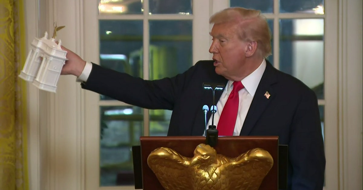FAA approves Trump's triumphal arch, requires 'eternal flame' on top