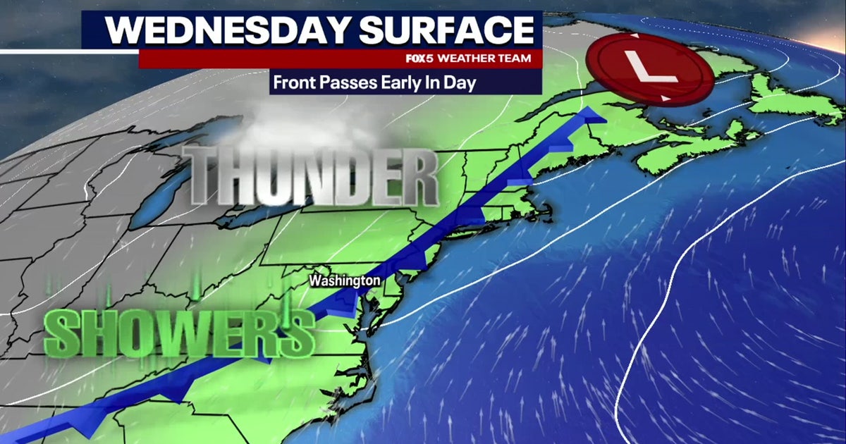 DC weather: Wednesday morning showers, afternoon sunshine | FOX 5 DC