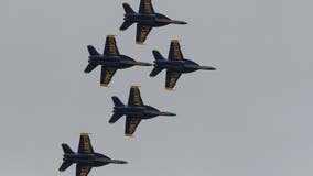 WATCH: Blue Angels fly over DC