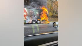 Winsome Earle-Sears bus catches fire in final days of campaign