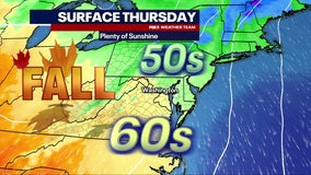 DC weather: Breezy, sunny and cool Thursday