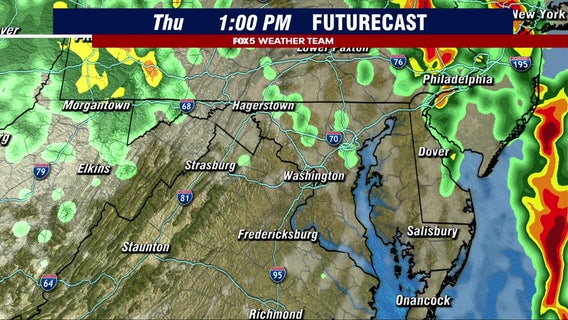 DC weather: Rain & storms Thursday morning; cool and dry Halloween