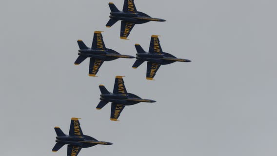 WATCH: Blue Angels fly over DC
