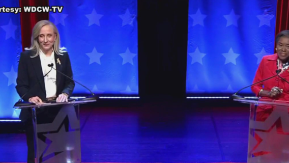 Spanberger and Winsome Earle-Sears spar in only debate of Virginia's Governor race