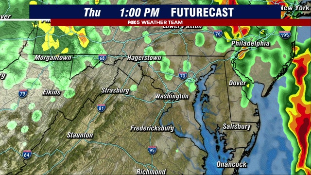 DC weather: Rain & storms Thursday morning; cool and dry Halloween