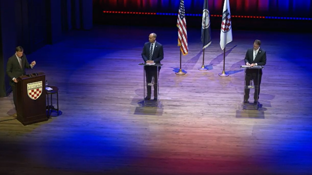 Virginia attorney general race: Jason Miyares, Jay Jones have measured debate in Richmond