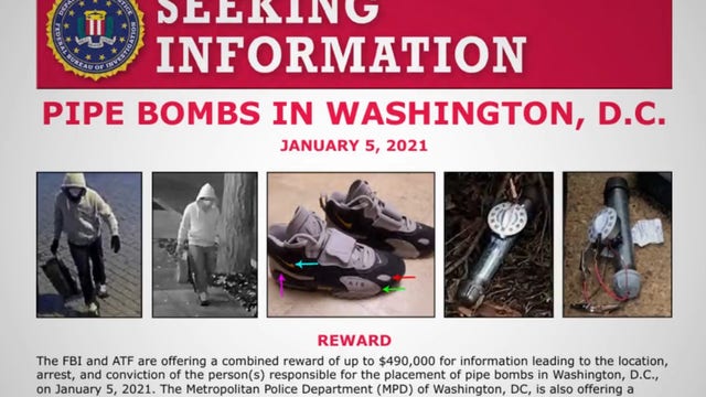 DC pipe bomber arrest: FBI takes man into custody over bombs planted before Jan. 6