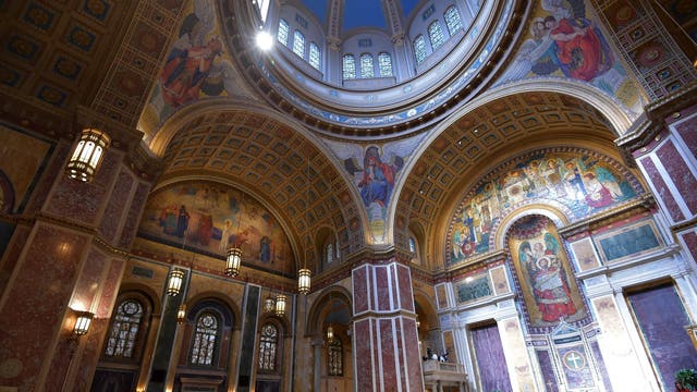 Man arrested outside St. Matthew’s Cathedral with 'multiple suspicious items' in tent: police