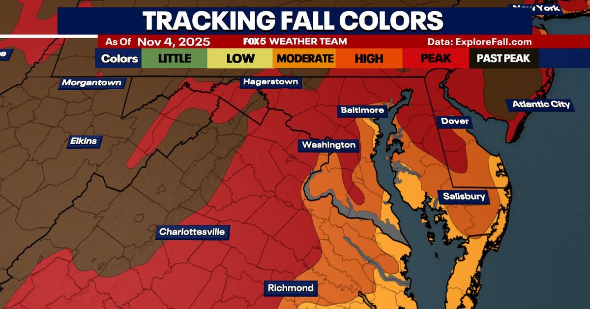 Fall foliage near its peak across the DMV: Here’s where to see the best ...