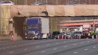 Tractor-trailer strikes overpass on I-495 in Prince George’s County