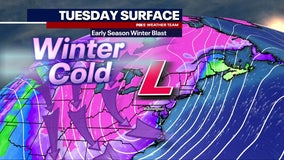 First snow of season hits western Maryland