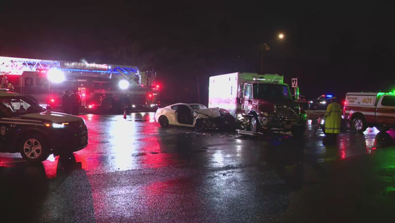 1 killed, 3 injured after car hits ambulance going through intersection in Fairfax County