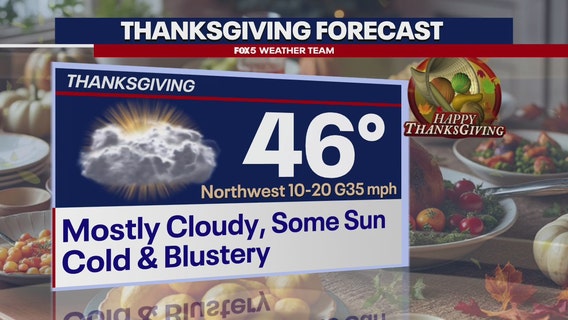 DC weather: Showers return Tuesday ahead of cold, blustery Thanksgiving