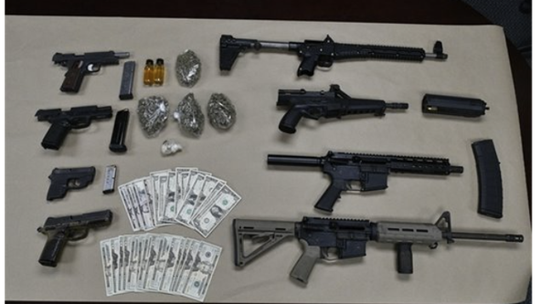 8 guns, illegal drugs seized: 27-year-old man arrested in Annapolis following shots fired call
