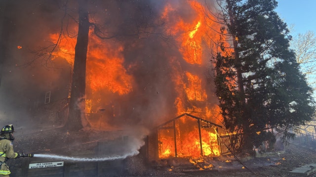 Flames engulf Fairfax County home