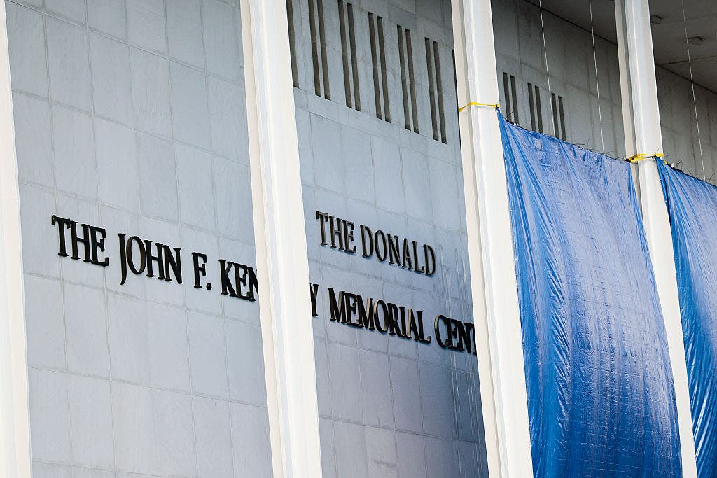 Donald Trump's name added to Kennedy Center day after renaming vote