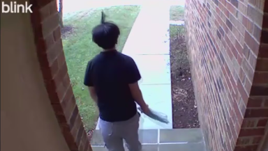 Montgomery County woman catches porch pirate on camera
