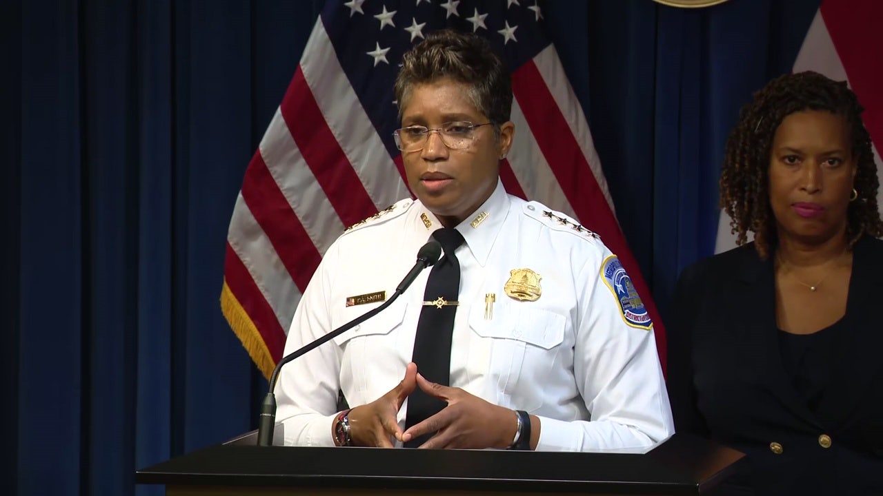 Emotional sendoff as DC police chief steps down as crime data probe looms