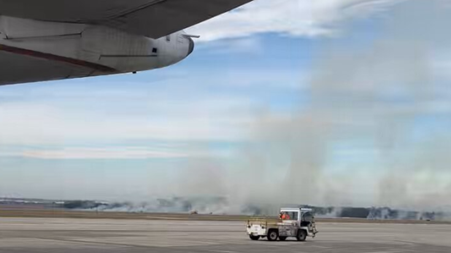 Smoke reported at Dulles Airport, United flight to Tokyo circles in air after engine issue