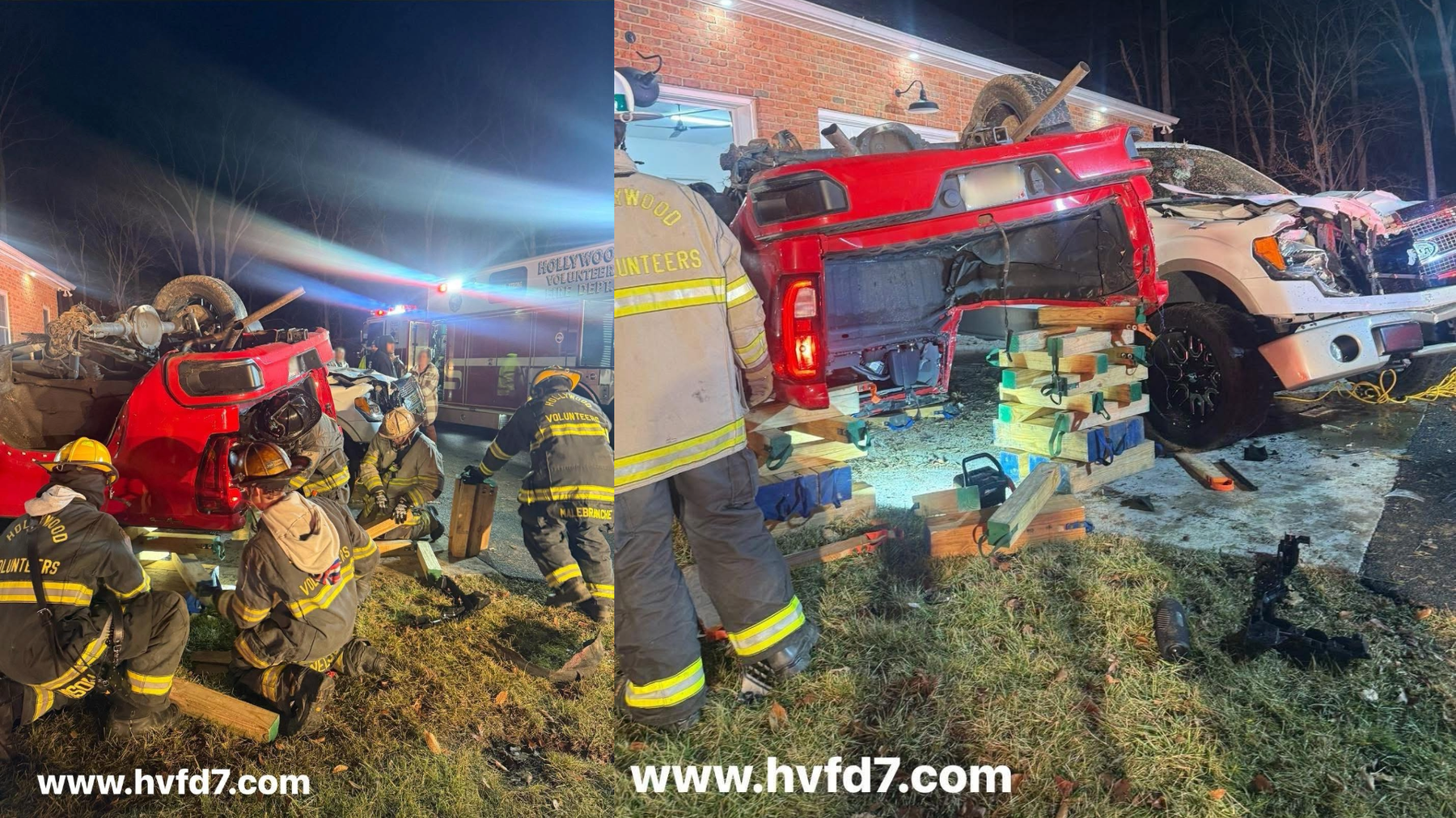 Vehicle overturns into building on Jones Wharf Road; one person airlifted