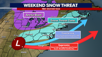 Snow possible for DC, Maryland, Virginia this weekend as bitter cold persists
