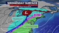 DC weather: Clipper system brings chilly rain Wednesday; snow possible for western regions