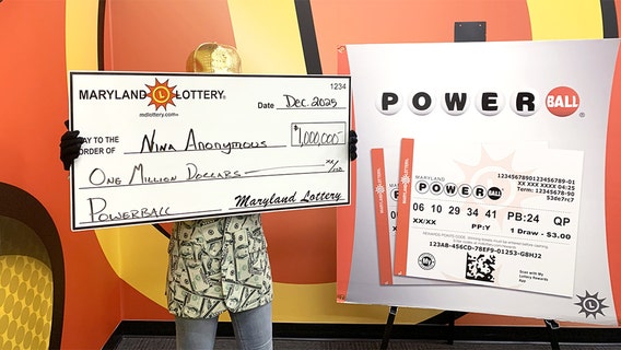 Maryland woman misses Powerball jackpot but claims $1 million prize
