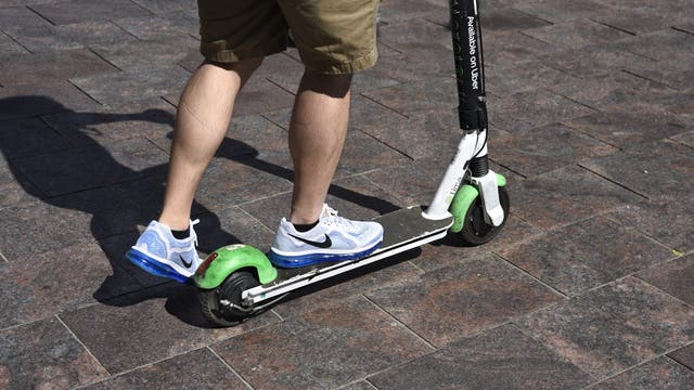 Man chases e-scooter riders after damaging truck, hits teen with helmet in Curtis Bay: police