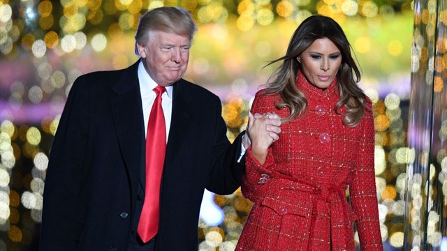 President Trump, First Lady Melania light National Christmas Tree