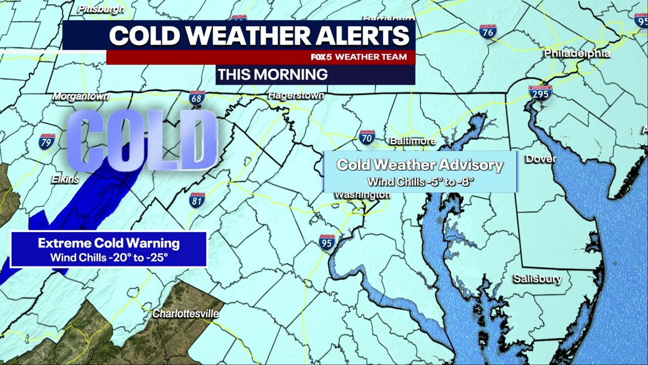DC Weather LIVE UPDATES: Dangerous cold grips DMV amid ongoing ice and snow cleanup