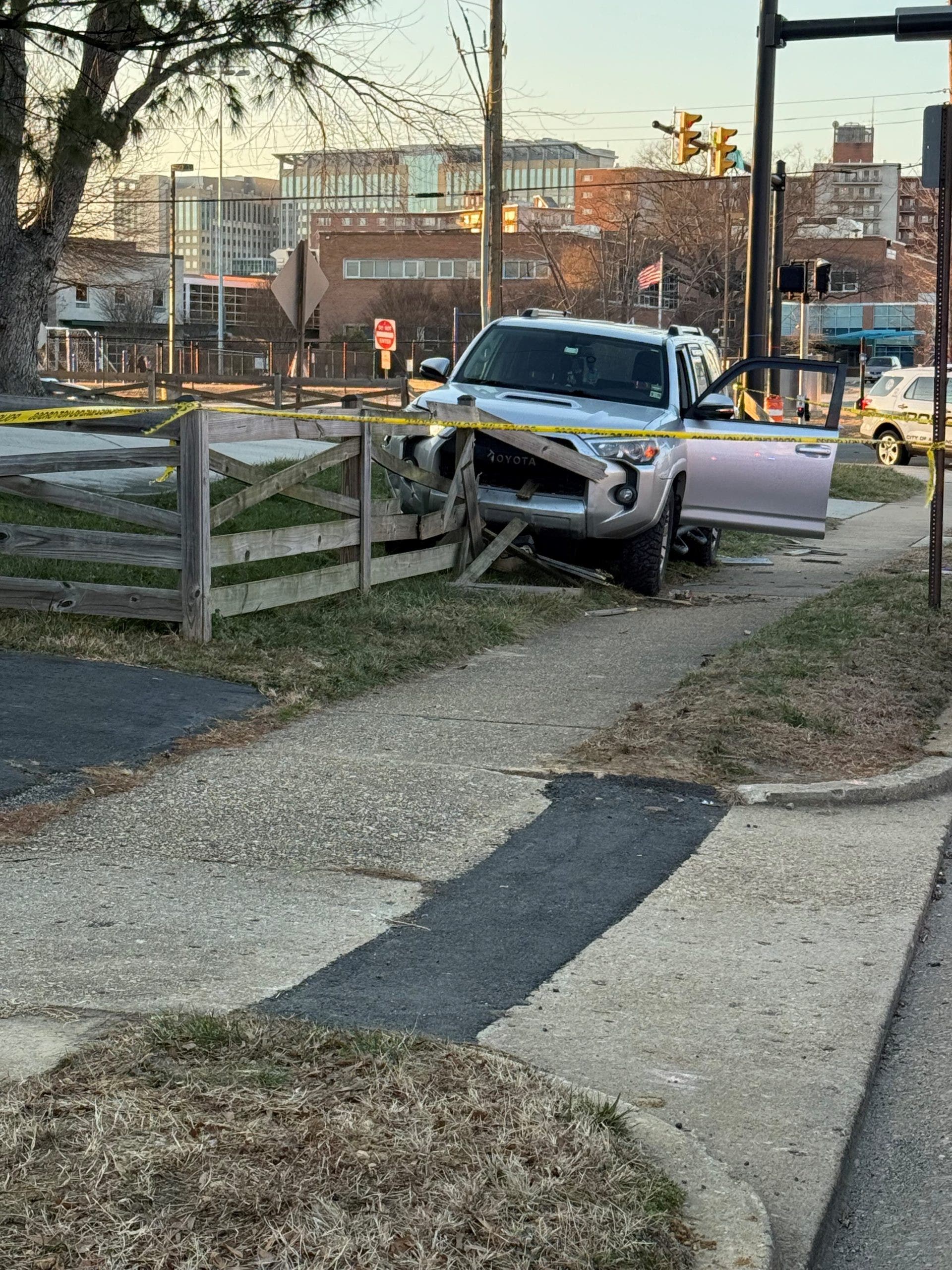 Driver crashes car in Alexandria following accidental shooting