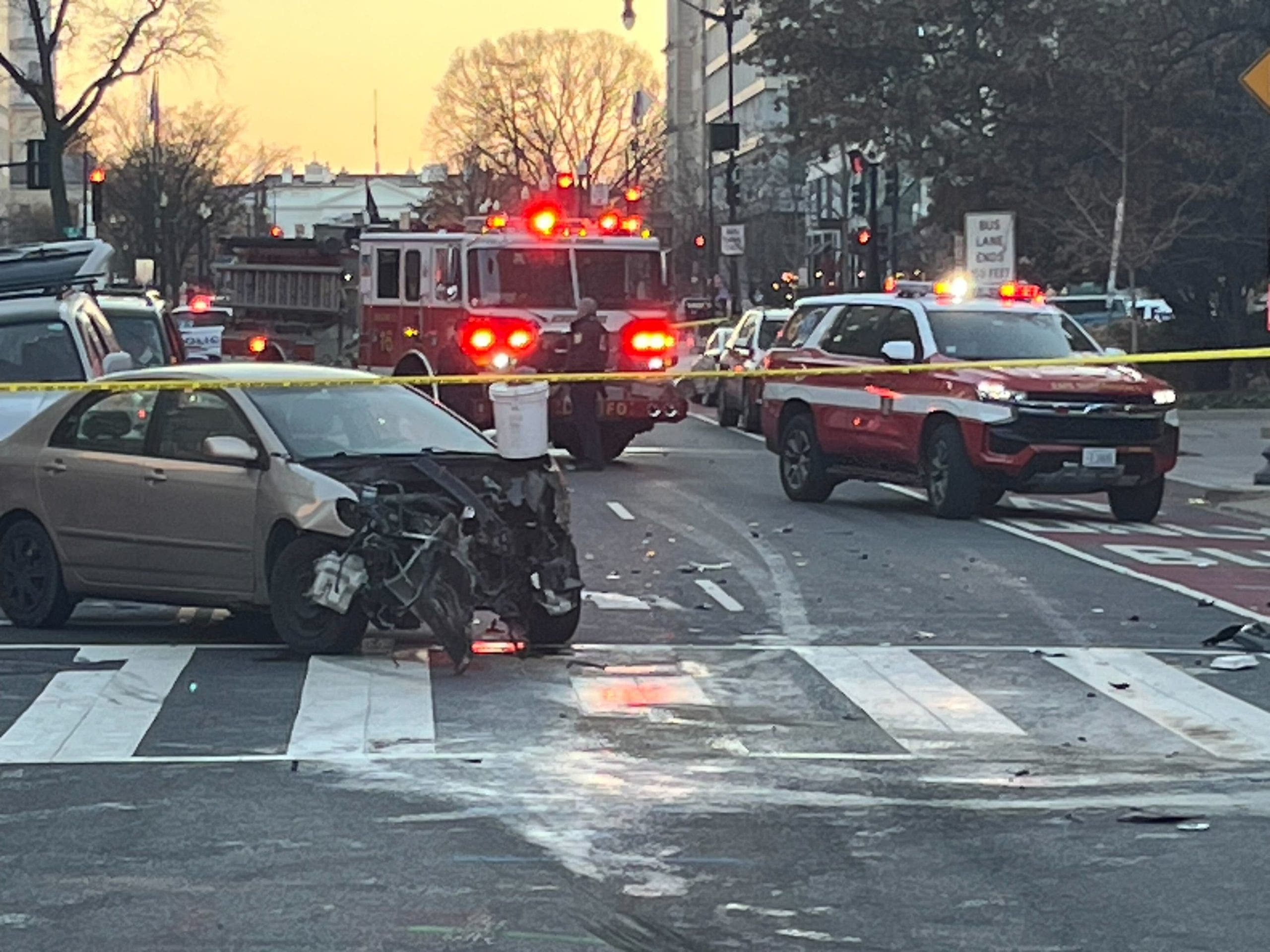 Pedestrian killed in multi-vehicle crash in Northwest DC