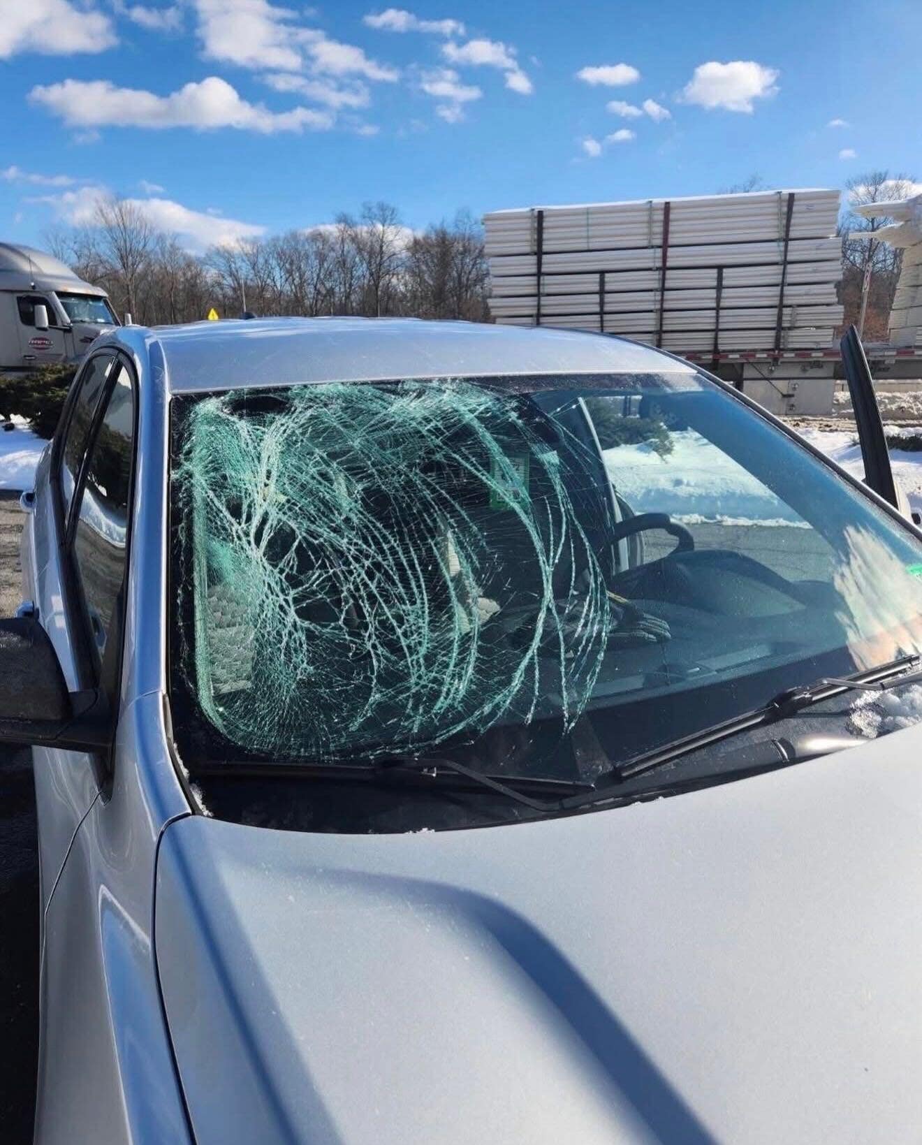 Flying ice turns deadly hazard on I-66 after winter storm