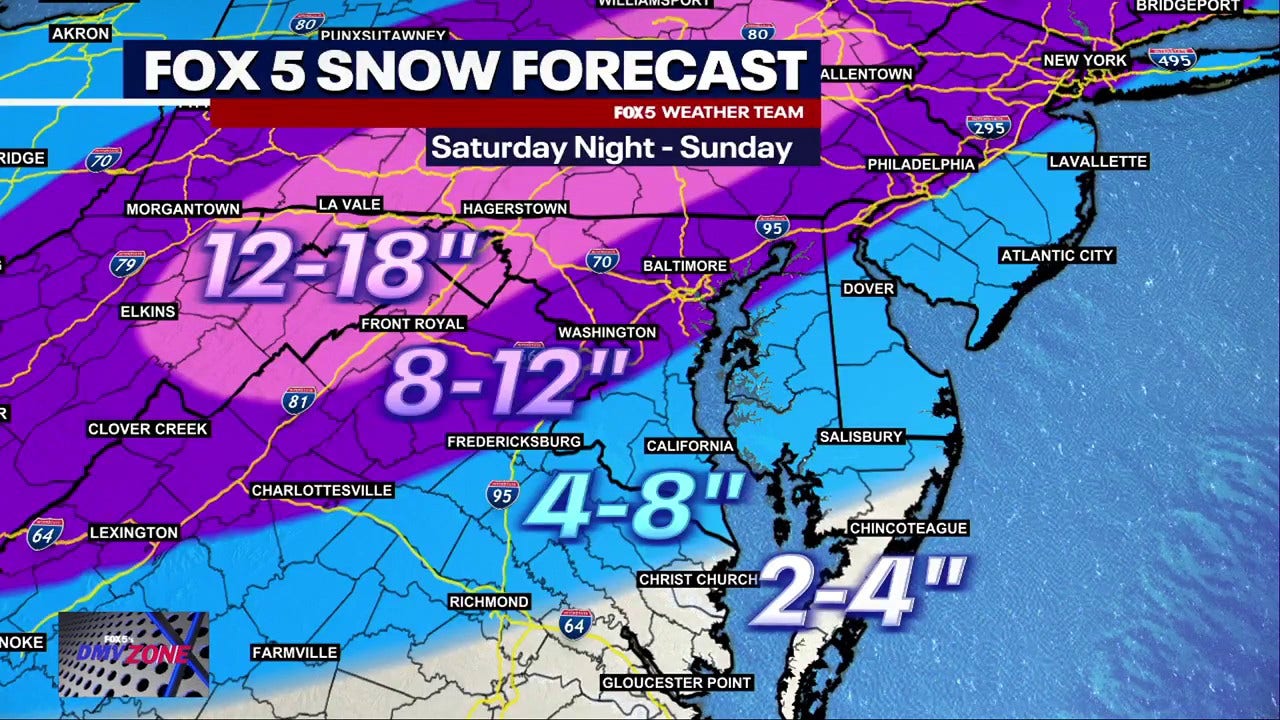 DC Winter Snow: How much snow will we get?