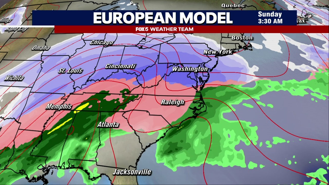 DC snowstorm, Arctic blast threaten region this weekend