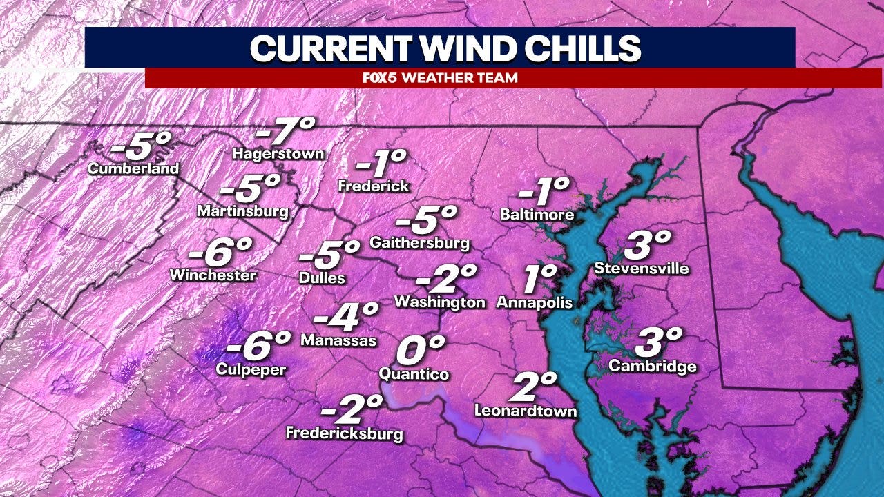 LIVE UPDATES: Dangerous cold, icy streets freeze DC after snowstorm