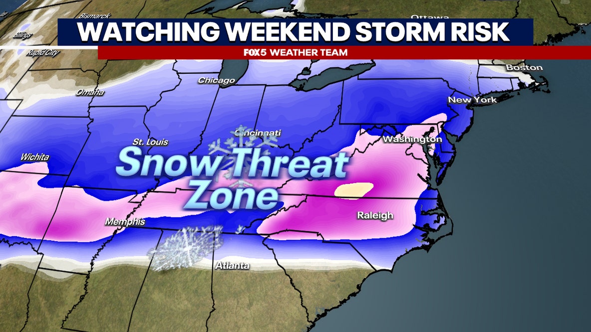 Polar vortex, snow models used to track impact of possible weekend storm in DC
