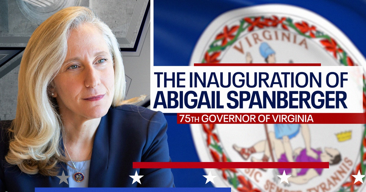 How to watch LIVE: 2026 Virginia governor inauguration