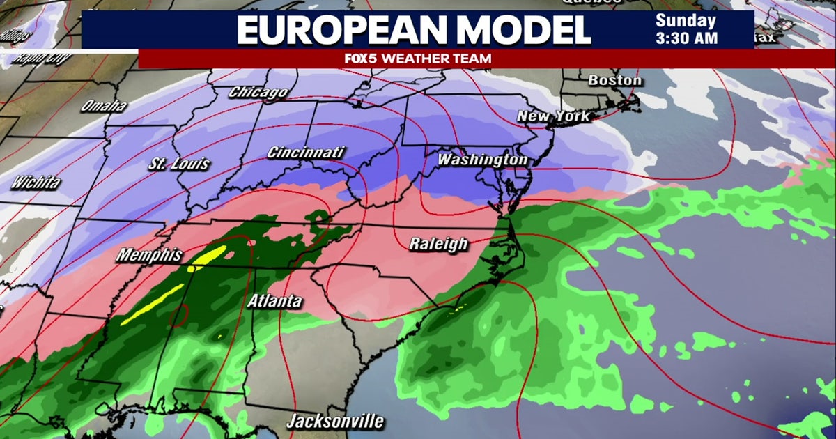 DC snowstorm, Arctic blast threaten region this weekend | FOX 5 DC