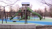 Potomac community playground reopens nearly 2 years after being burned down in arson fire